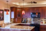 The remodeled kitchen is nothing short than a chefs` dream